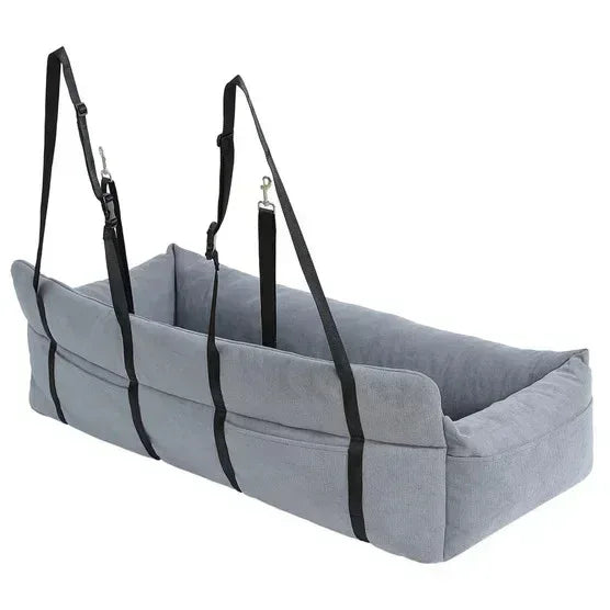 Petnology Tough Traveler Three-seater Car Pet Bed