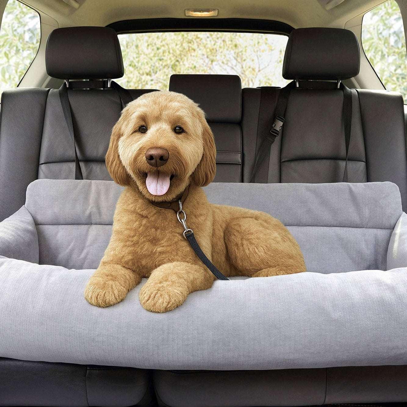 Petnology Tough Traveler Three-seater Car Pet Bed