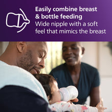 Philips Avent Natural baby bottle with white nipple for breast and bottle feeding