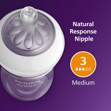 Philips Avent Natural Response nipple, medium flow (flow 3) close-up