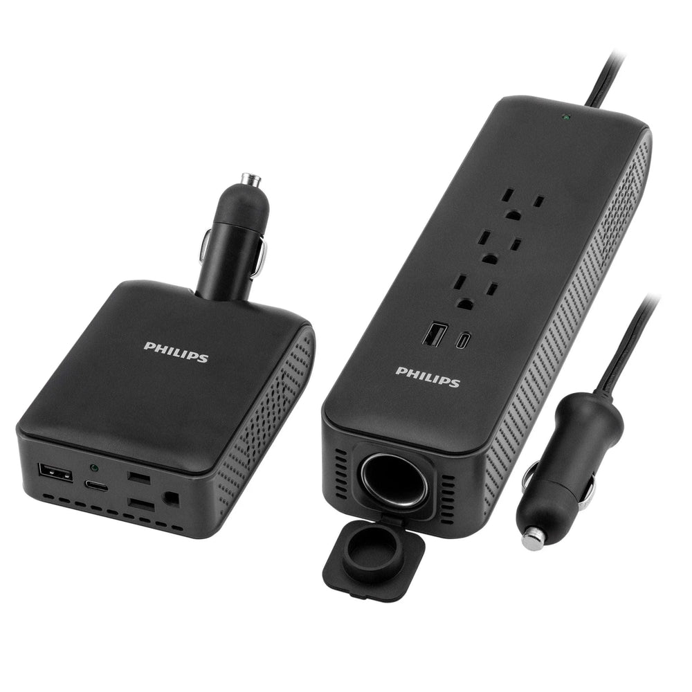 Philips Car Power Inverters, 2-pack (one 100W, one 150W) - USA MEGA SHOP