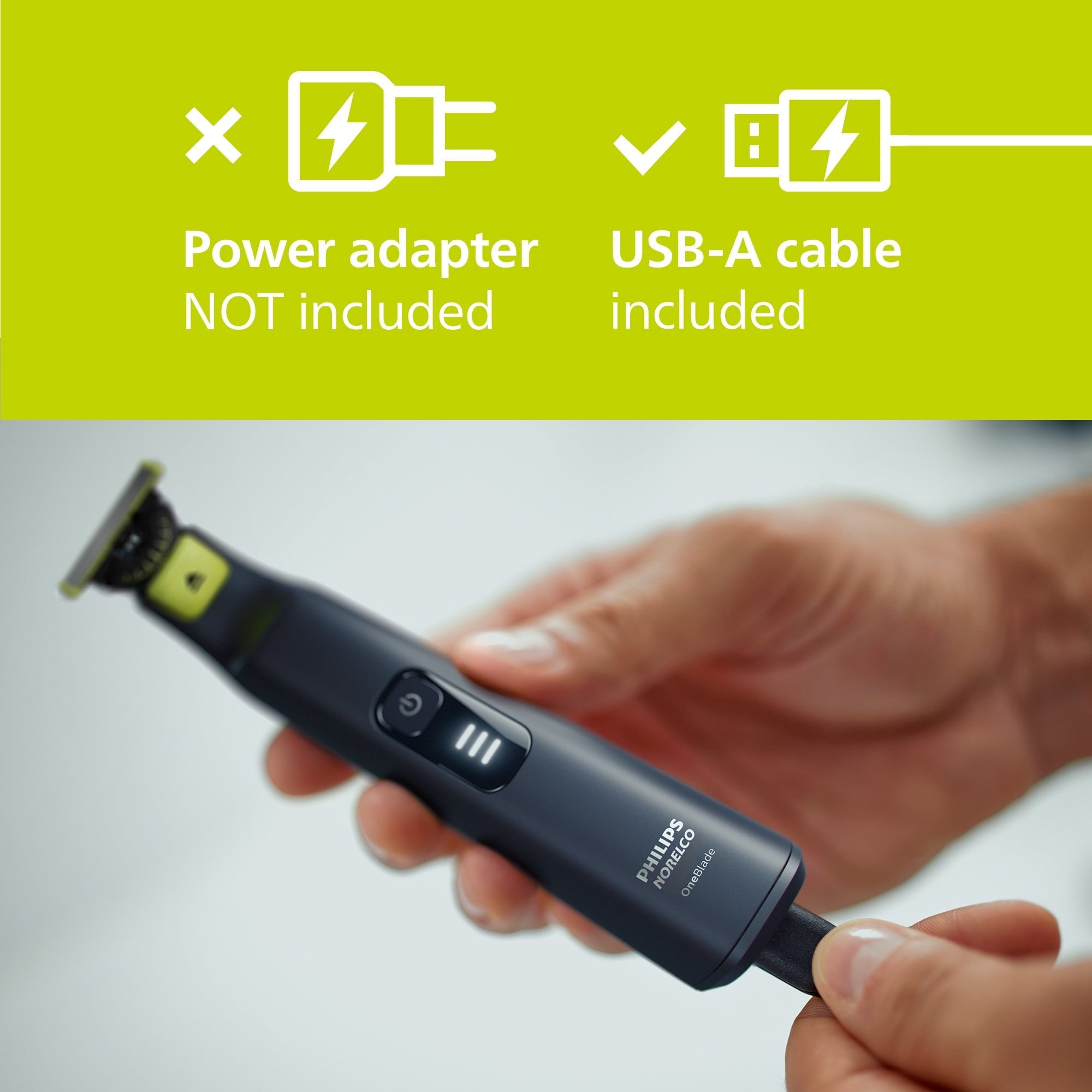 Philips Norelco Oneblade 360 Pro Hybrid Face & Body Electric Trimmer QP6542/70
