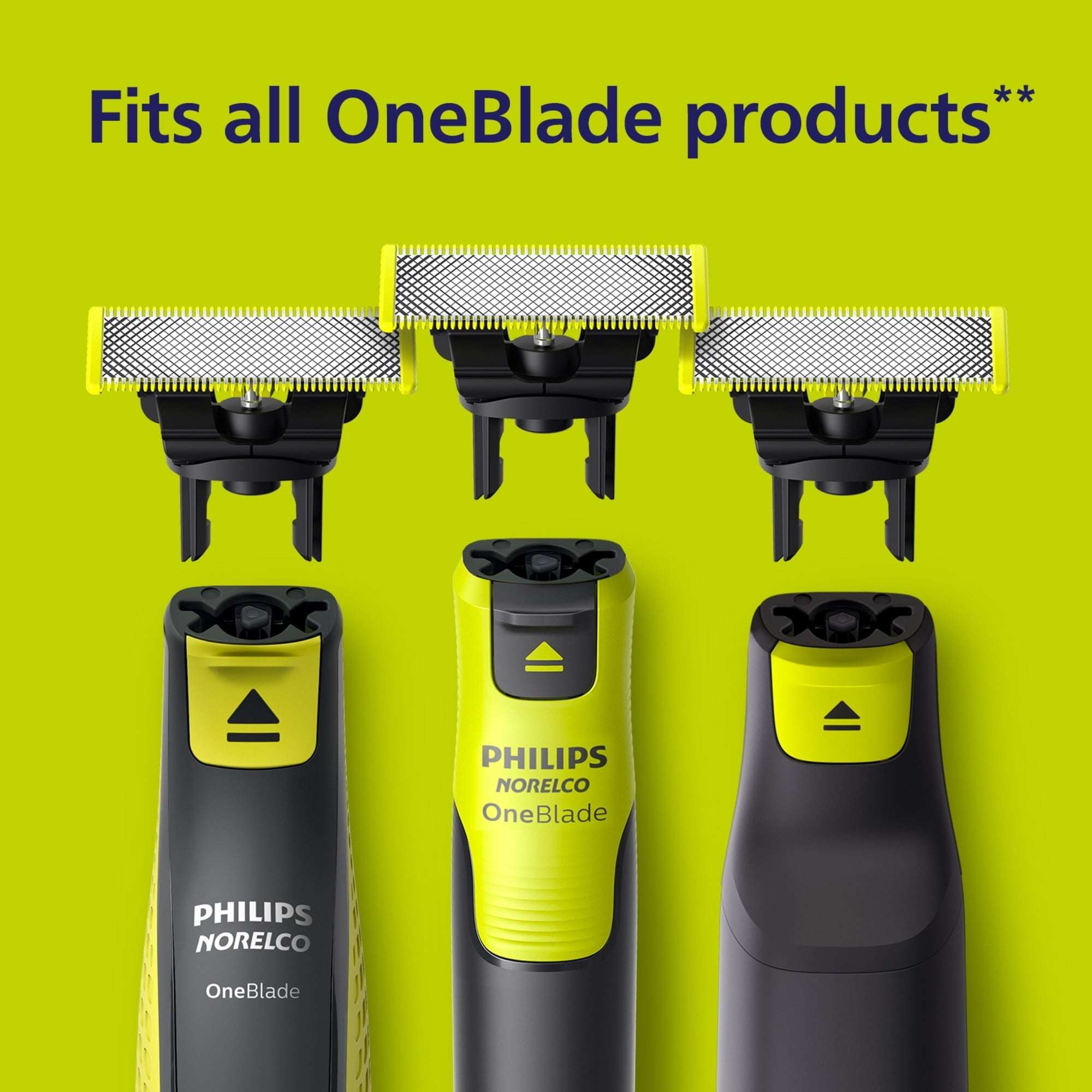 Philips Norelco Oneblade Original Face, Powered Electric Shaver and Trimmer, QP1424/70