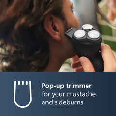 Philips Norelco Shaver 2400, Cordless Electric Shaver with Pop-Up Trimmer