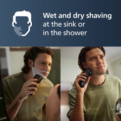 Philips Norelco Shaver 2400, Cordless Electric Shaver with Pop-Up Trimmer