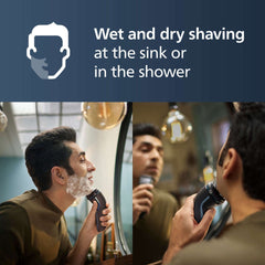 Philips Norelco Shaver 3600, Rechargeable Wet & Dry Electric Shaver with Pop-Up Trimmer and Storage Pouch