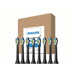 Philips Sonicare DiamondClean Replacement Toothbrush Heads, Black, 8 ct.