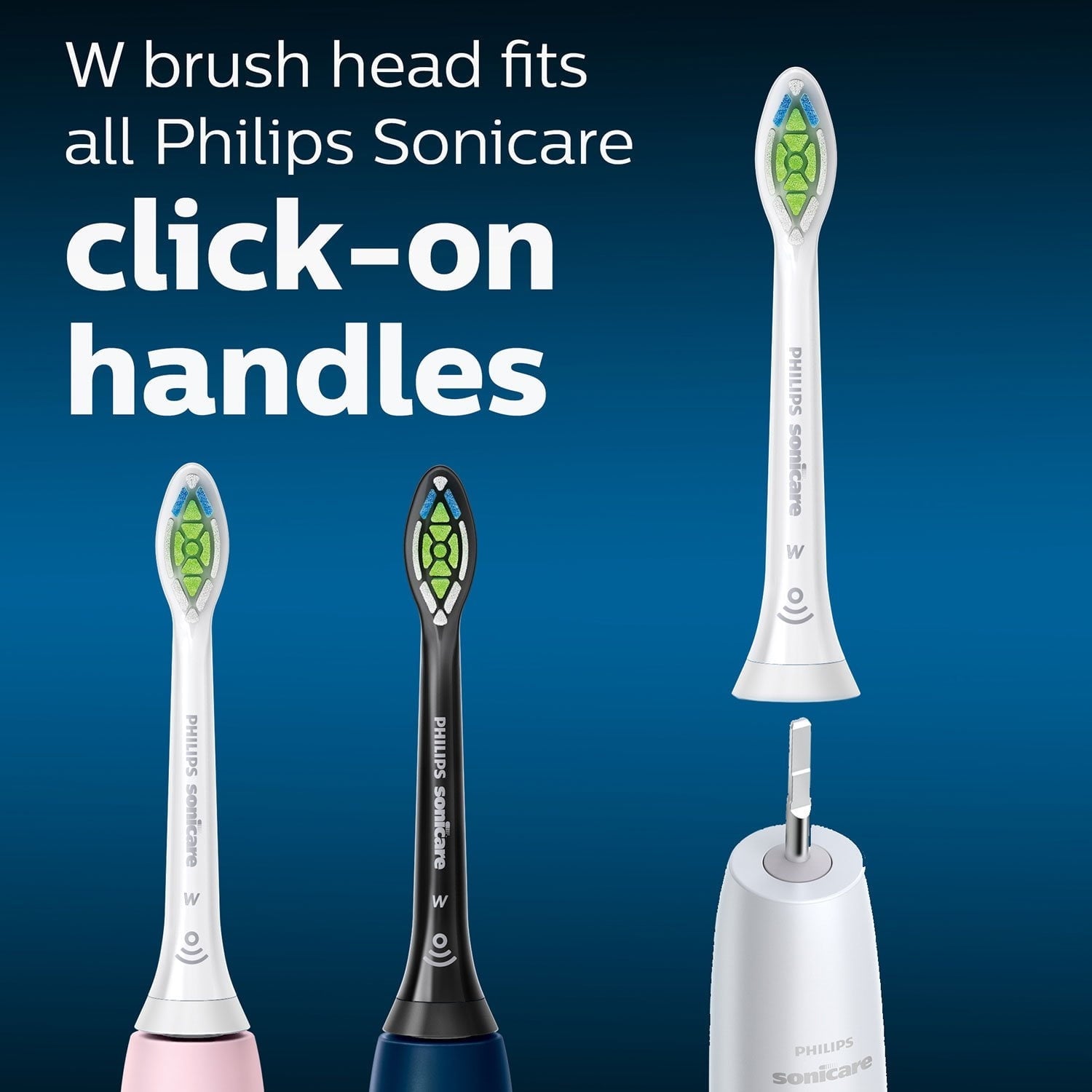 Philips Sonicare DiamondClean Replacement Toothbrush Heads, White, 8 ct.
