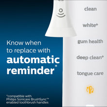 Sonicare handle with replacement brush head