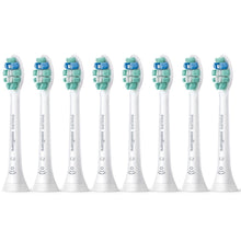 Sonicare replacement brush heads, 8 ct, white handles with teal and blue bristles