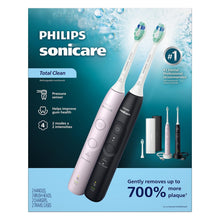 Philips Sonicare Total Clean rechargeable toothbrushes in retail box with charger