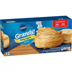 Pillsbury Grands Flaky Layers Butter Tastin' Biscuits, Bakes 32 Big Biscuits, 4 pk./16.3 oz.