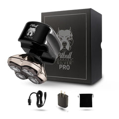 Pitbull Silver PRO Head & Face Shaver | USB charging cable included | Verified Seller Skull Shaver | Refrain From Other Listed Resellers