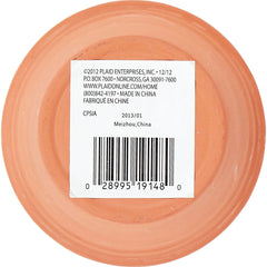 Plaid Unpainted Surface, Medium Terra Cotta Flower Pot, 3 Piece, 4"