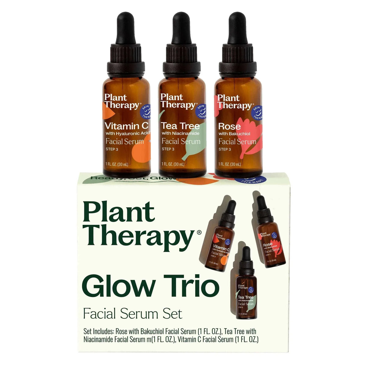 Plant Therapy Facial Serum Trio Set, 3 fl oz - USA MEGA SHOP