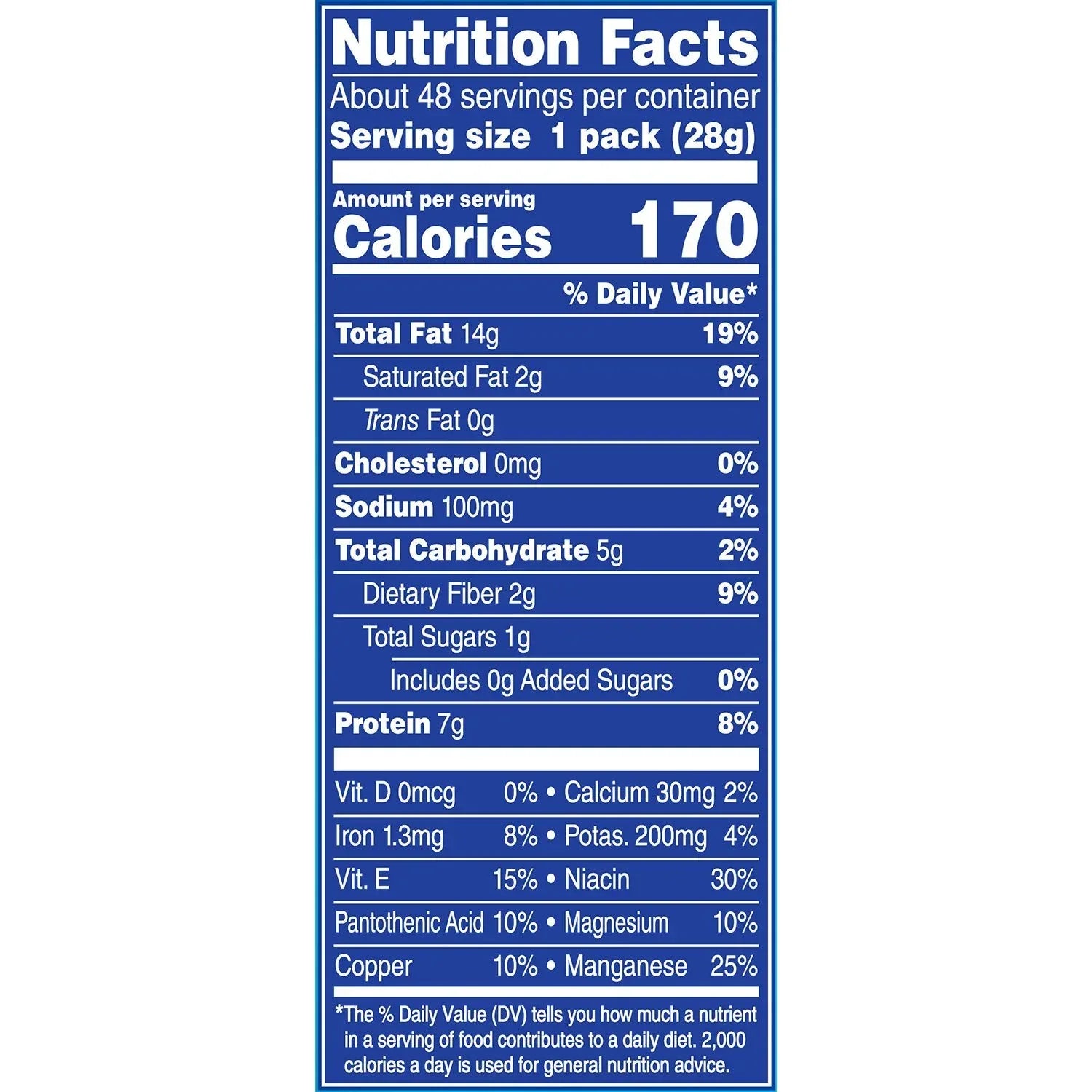 Planters Salted Peanuts, Single-Serve Packs, 1 oz., 48 pk.