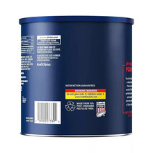 Dry roasted peanuts can back label with nutrition, warnings, and barcode.