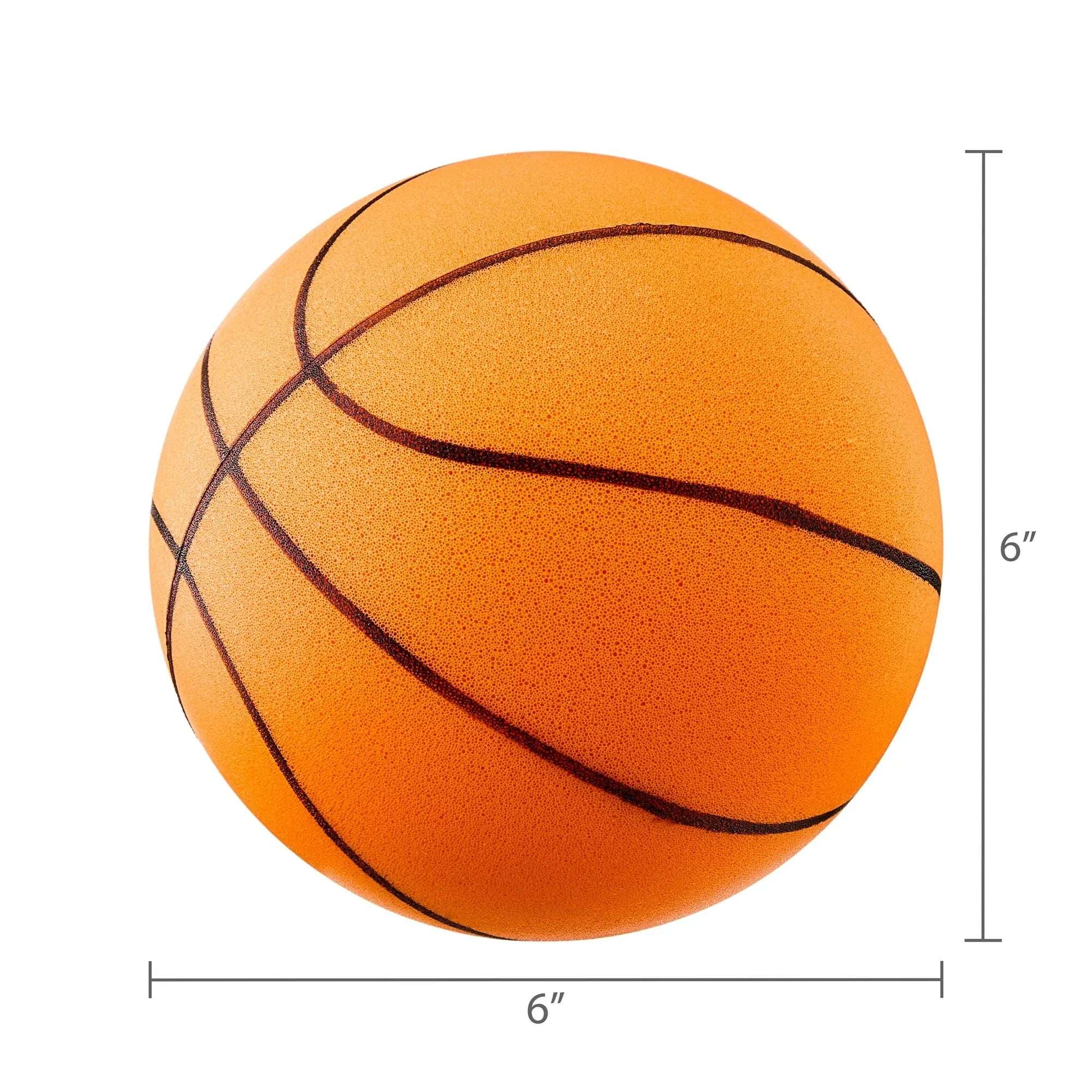 Play Day 6 Inch Silent Indoor Basketball for Kids