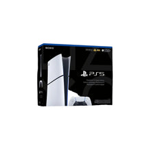 PlayStation 5 slim digital console retail box with controller shown