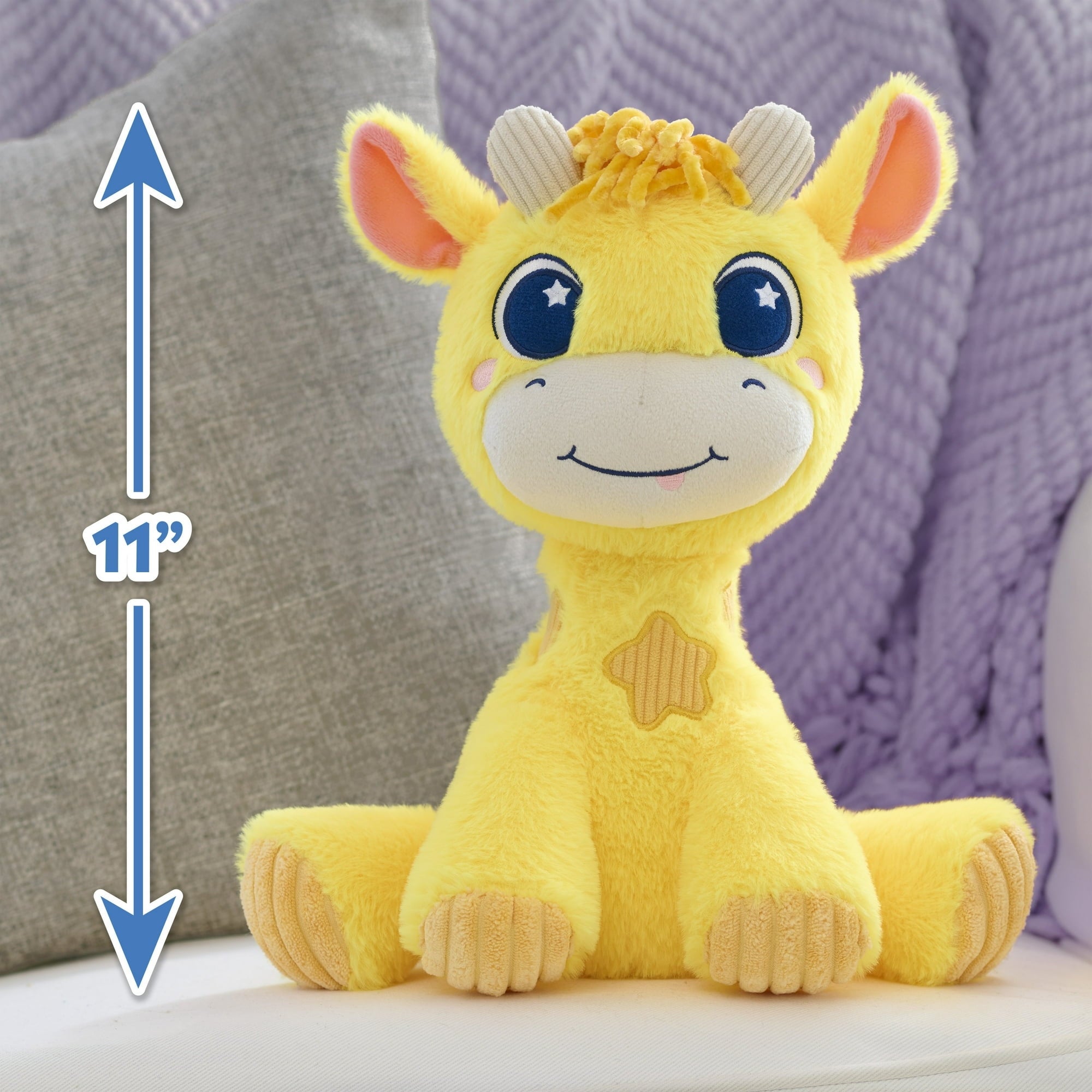 Playskool Playtime Pals Giraffe Plush Stuffed Animal, Soft Material, Kids Ages 12 Months and up