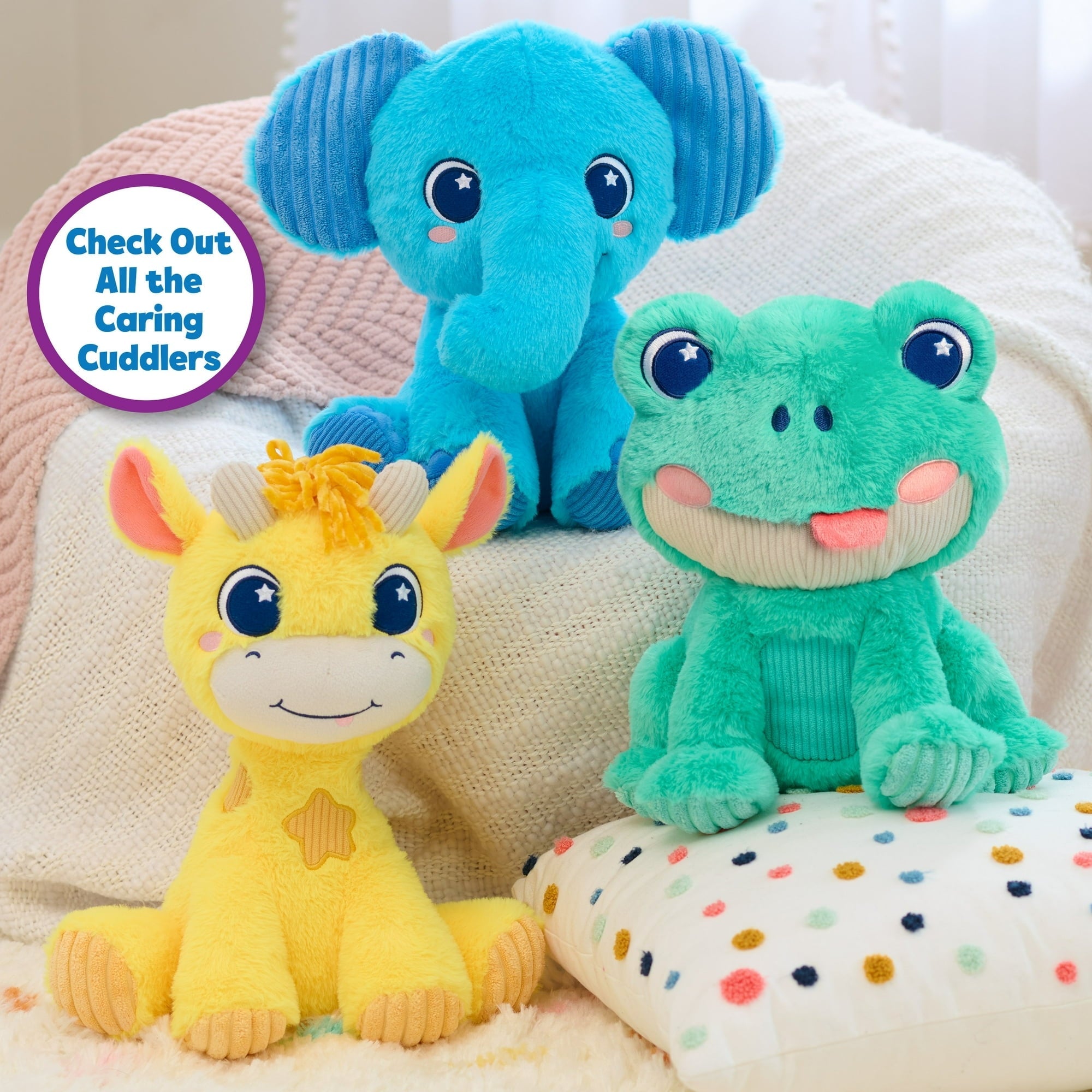 Playskool Playtime Pals Giraffe Plush Stuffed Animal, Soft Material, Kids Ages 12 Months and up