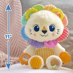 Playskool Sensory Pal Lion Plush Interactive Stuffed Animal with Motion, Kids Ages 9 Months and up