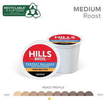 Medium roast K-Cup pod cups: Perfect Balance with roast profile graphic