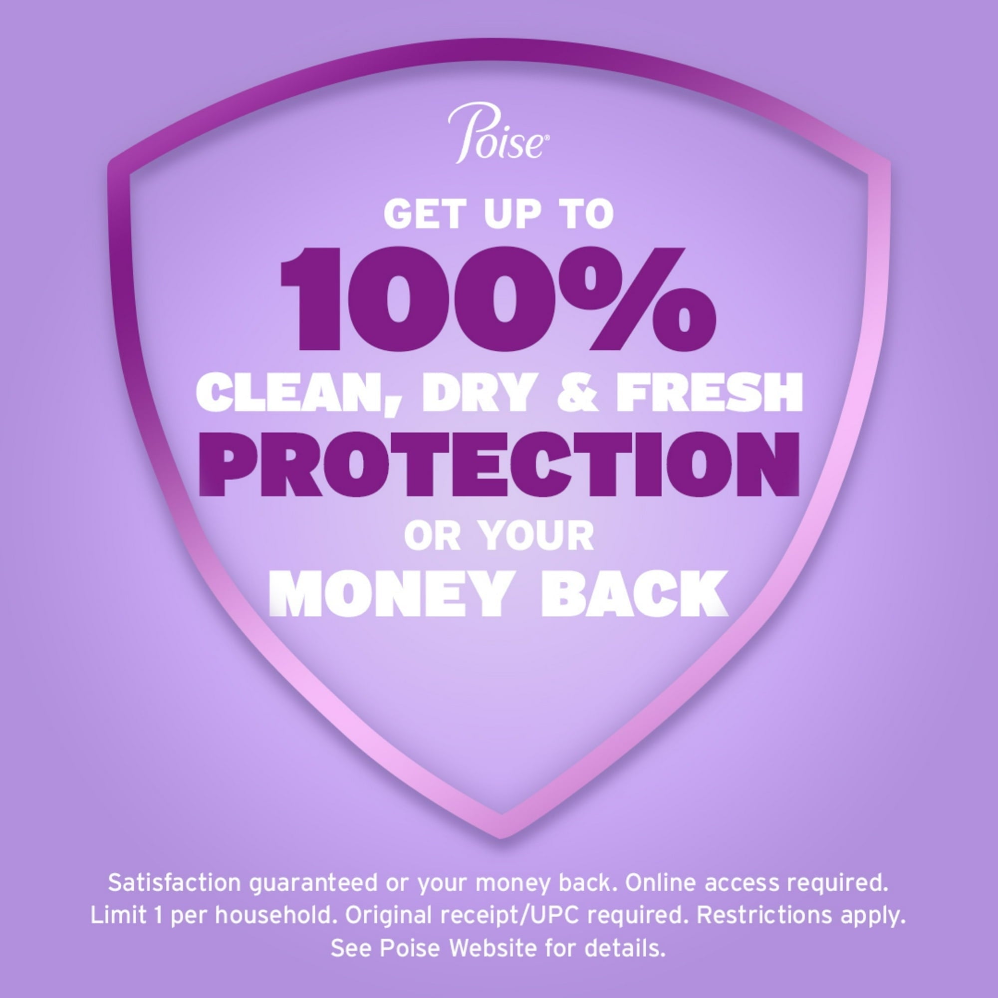 Poise Daily Incontinence Panty Liners, 2 Drop Very Light Absorbency, Regular, 126 Count