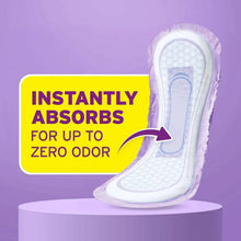 Incontinence pad with patterned liner and curved absorbent center
