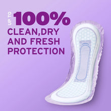 Long incontinence pad with up to 100% clean, dry, and fresh protection