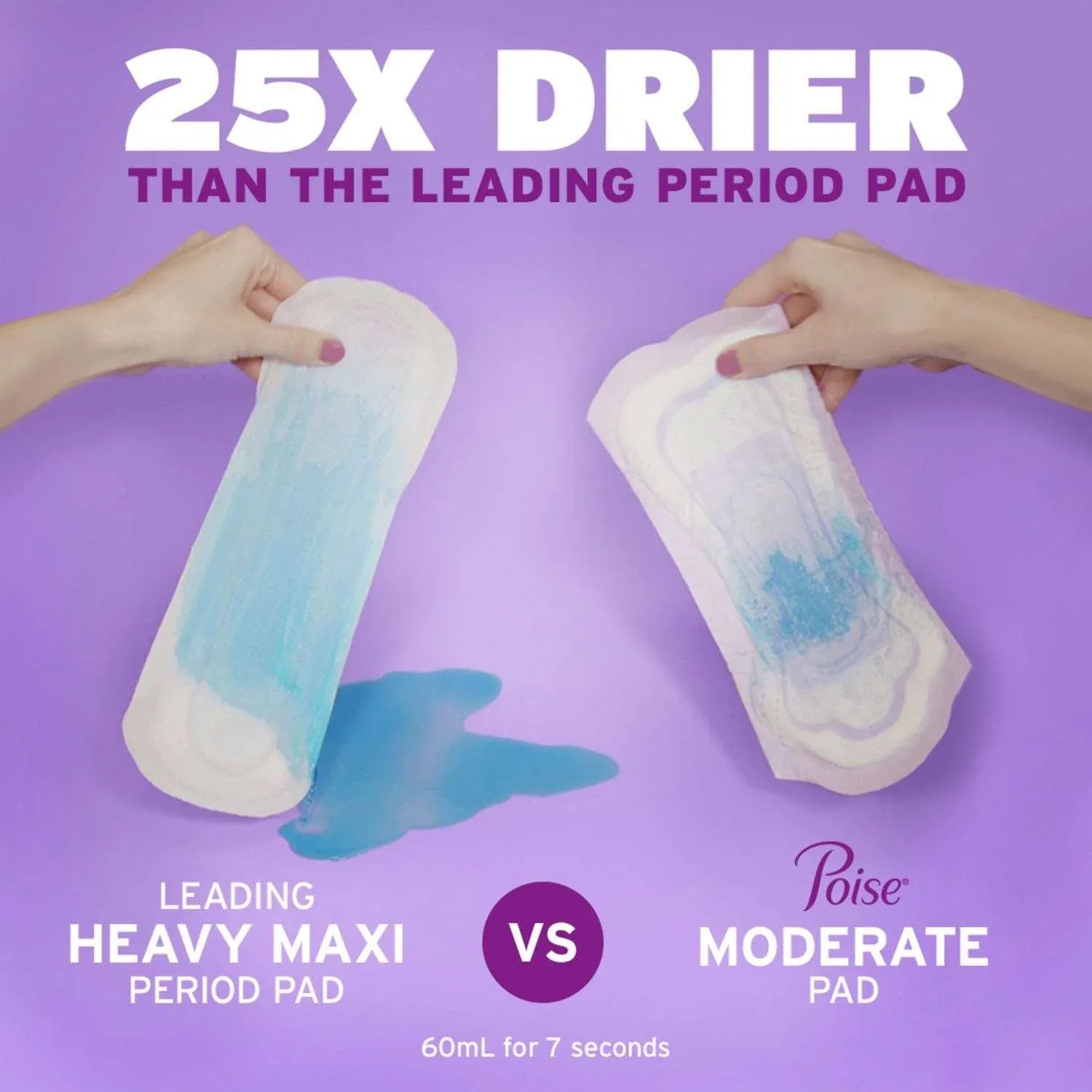 Poise Postpartum Incontinence Pads, 5 Drop Max Absorbency, 128 ct. - USA MEGA SHOP