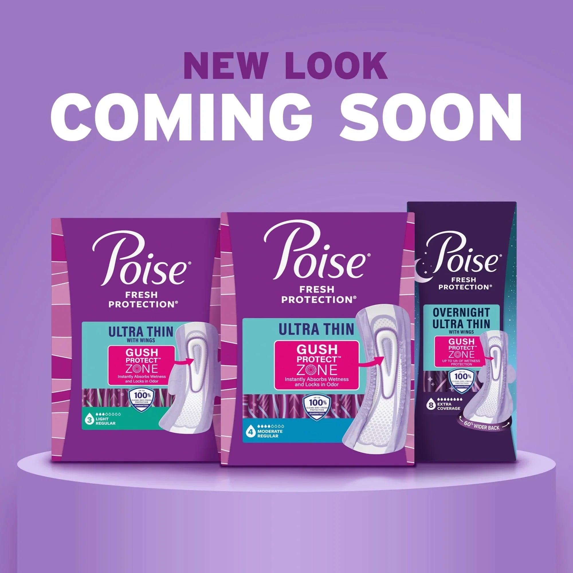 Poise Ultra Thin Incontinence Pads, 5 Drop Maximum Absorbency, Long Length, 36 Count