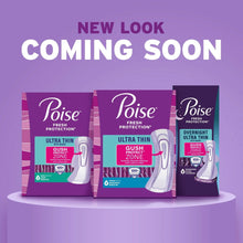 Poise Ultra Thin Fresh Protection incontinence pad packages, long length