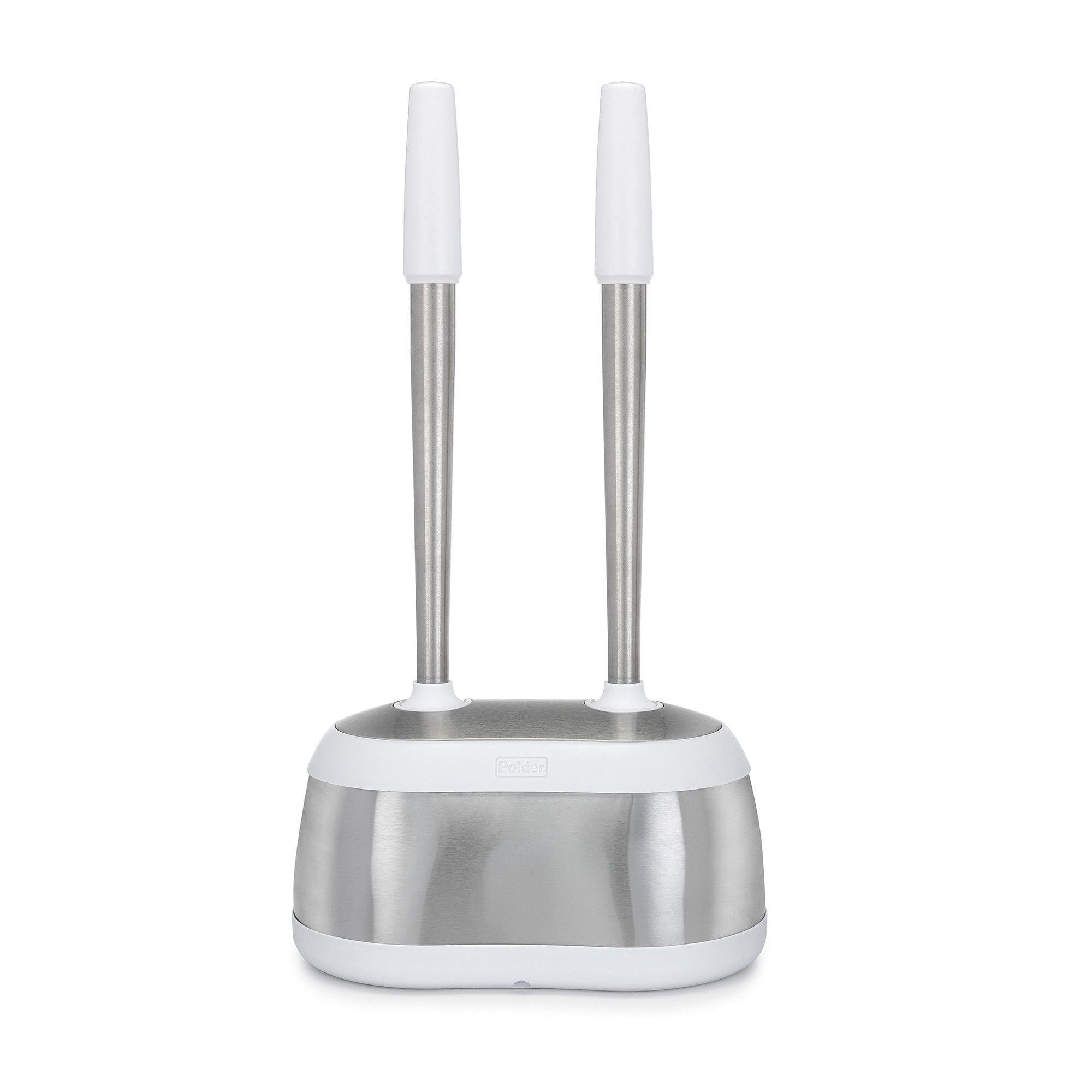 Polder Dual Toilet Brush and Plunger Caddy