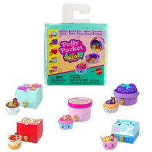 Micro doll takeout reveal compact assortment with toy vehicles and food-theme accessories, boxed