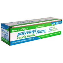 All-purpose food wrap box, polyvinyl films Professional, 18 in x 3000 ft