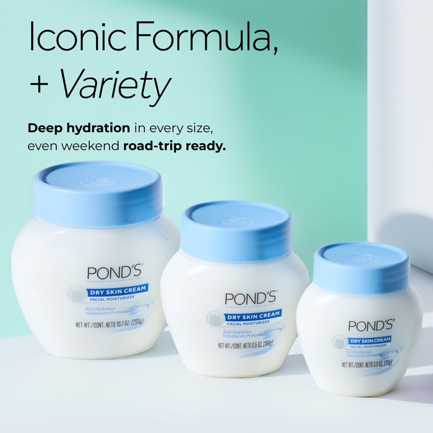 POND’S Dry Skin Cream, Moisturizing Face Cream for Deep Hydration – 6.5 oz