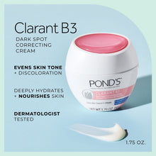 POND’S Clarant B3 dark spot correcting cream jar with pink lid, 1.75 oz size