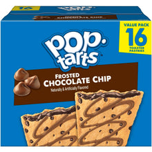 Toaster pastries value pack box with frosted chocolate chip graphic