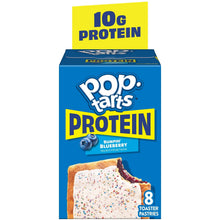 Pop-Tarts Protein Bumpin' Blueberry toaster pastries box, 8 count, 10g protein