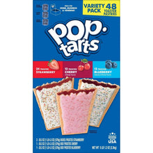Pop-Tarts Variety Pack 48 toaster pastries on front of the box