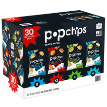 Snack pack variety box with 30-count label and visible flavor bags