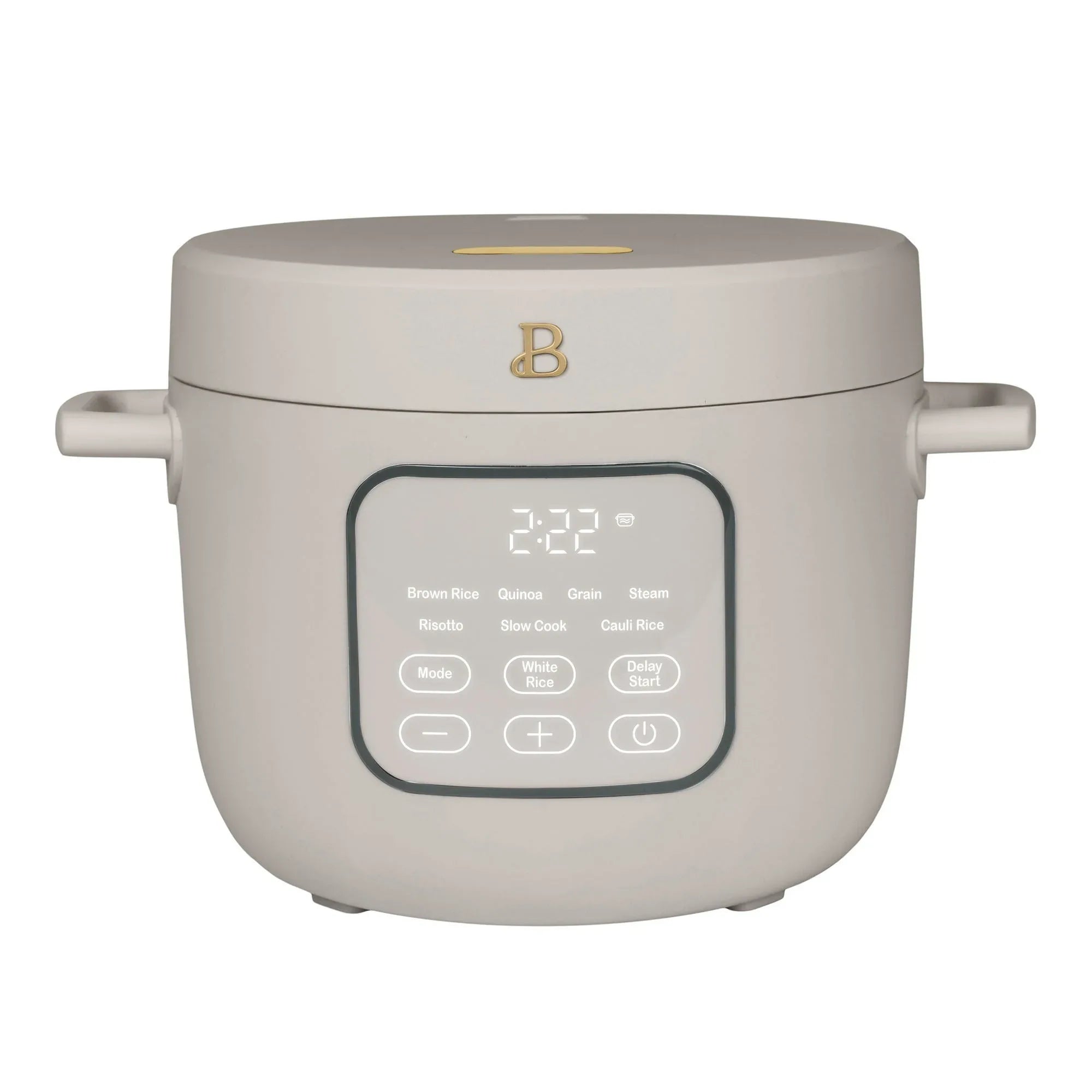 Beautiful 14-Cup Cooked, 6-Cups Uncooked Electric Rice and Grain Cooker, EverGood™ Ceramic Nonstick Coating, by Drew Barrymore