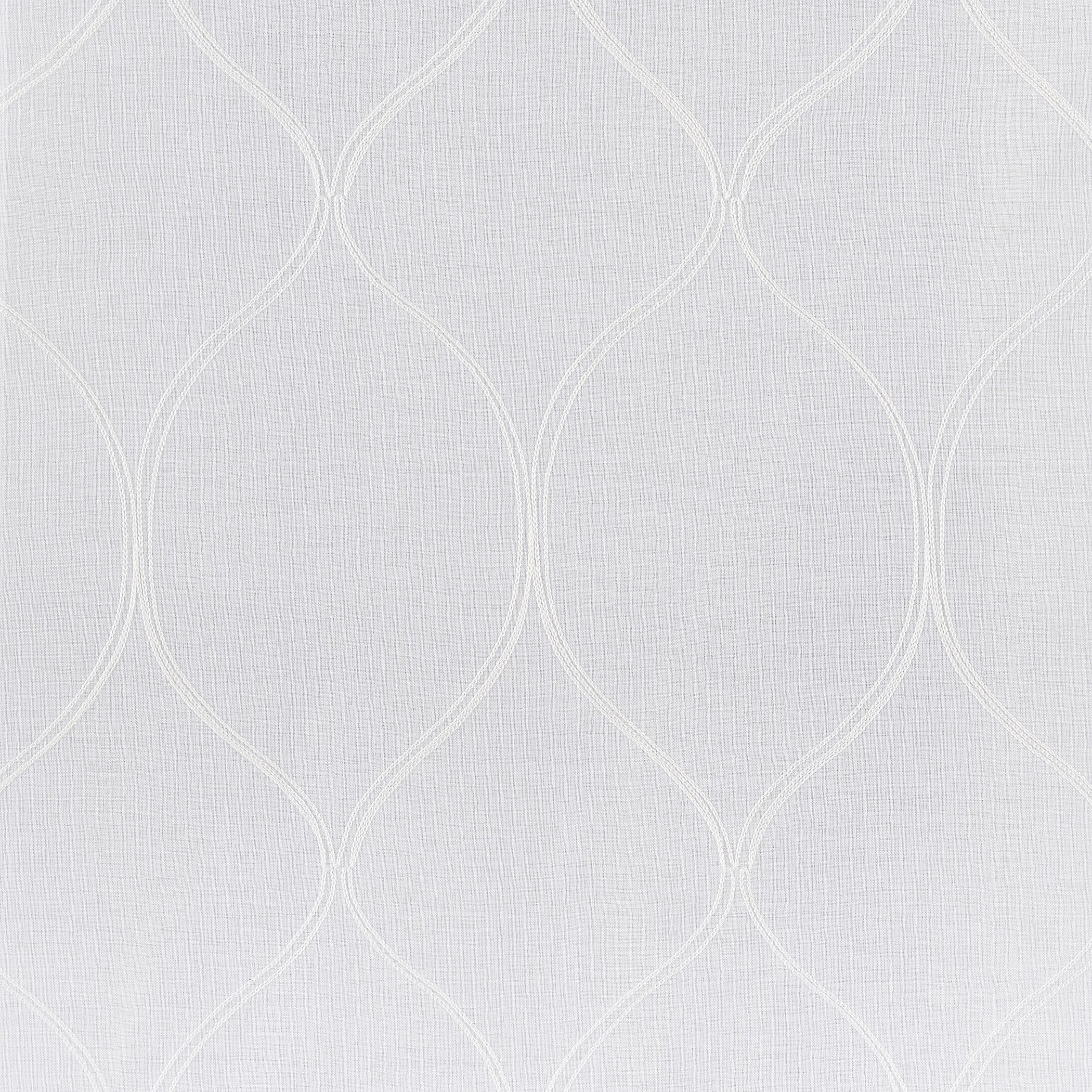Portside Embroidered Trellis Sheer Curtains, 2-pack