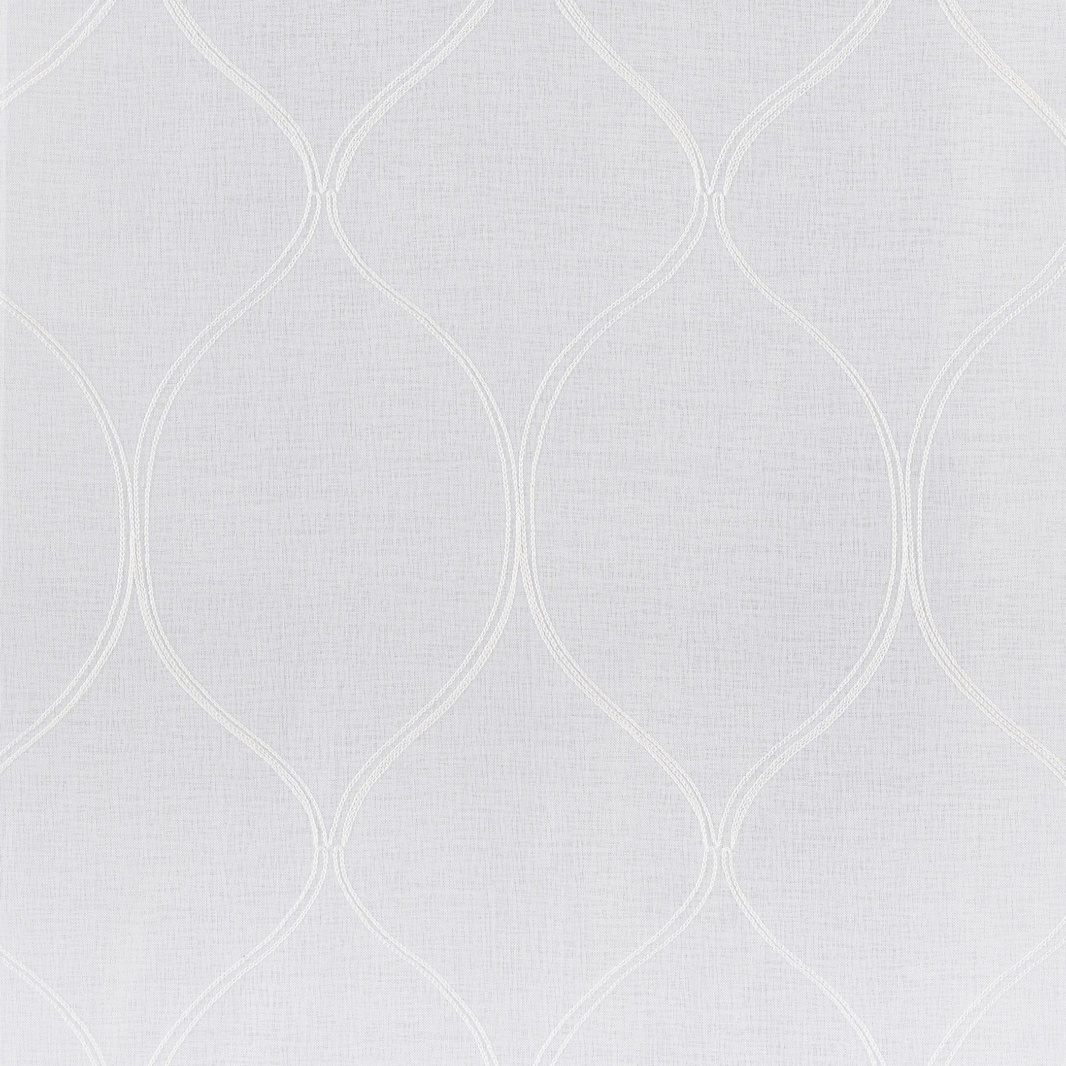 Portside Embroidered Trellis Sheer Curtains, 2-pack