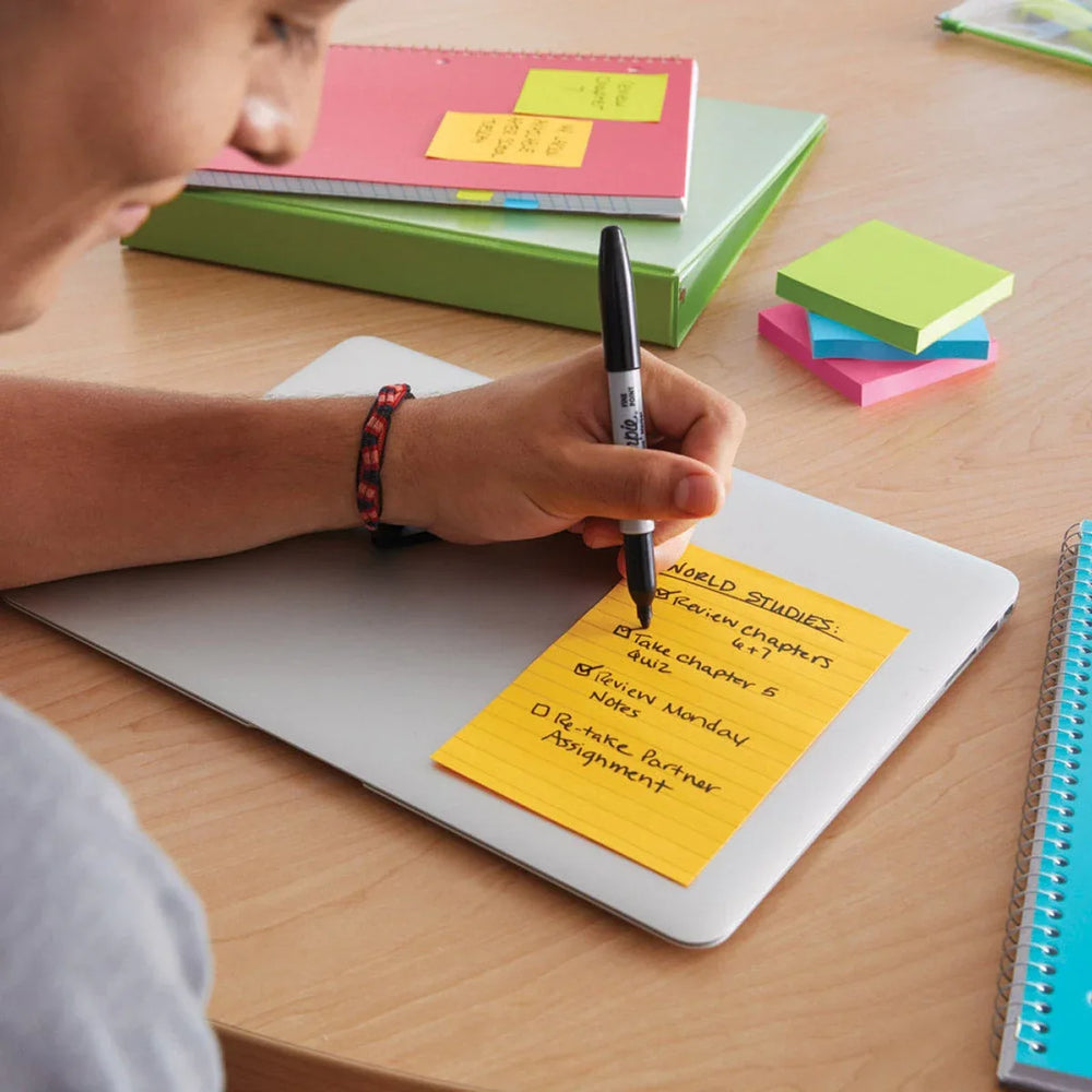 Post-it¬Æ Notes, 4 in. x 6 in. Assorted Colors, 100 Sheets, 5-pack - USA MEGA SHOP