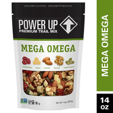 Mega Omega trail mix pouch, 14 oz, gluten-free vegan non-GMO