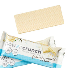 French vanilla creme protein energy bar, light beige wafer piece