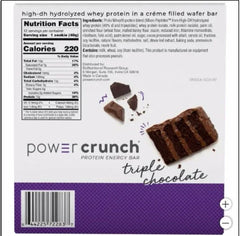 Power Crunch Protein Energy Bar, Triple Chocolate, 1.4 oz, 12-count - USA MEGA SHOP
