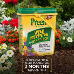 Preen Garden Weed Preventer + Plant Food - 16 lb. - Covers 2,560 sq. ft.